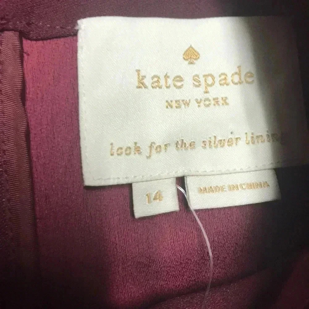 Kate Spade Flutter sleeve dress, size 14 NWT - Picture 5 of 8